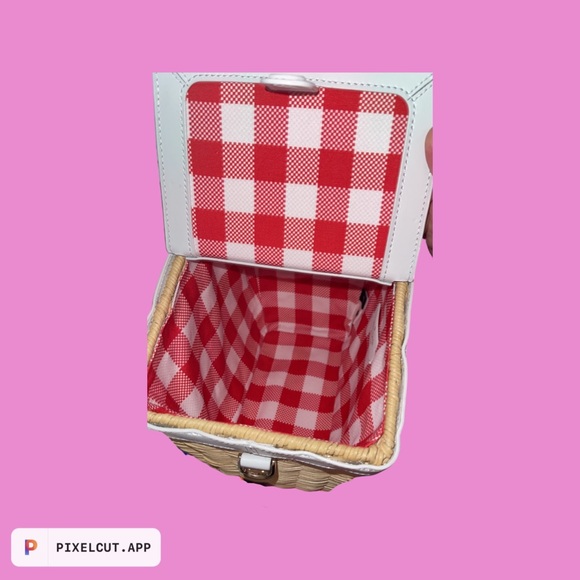 Kate Spade CottageCore Strawberry Picnic Basket Purse - Picture 4 of 4